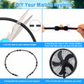 UBYNID 82FT Patio Misting System 21 Brass Nozzles Outdoor Cooling Adapter by Deal US