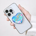 Luhoit Expanding Heart Shape Glass Phone Grip Holder Gold Purple Blue TPU by Deal US