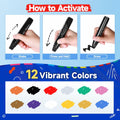 LEMEITU 12pcs Acrylic Paint Marker Set 15mm Broad Tip for Posters Signs Art by Deal US