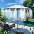 UBYNID 82FT Patio Misting System 21 Brass Nozzles Outdoor Cooling Adapter by Deal US