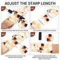 MAIRUI Resin Watch Band for Apple Watch 49/45/44/42mm Slim Strap Nougat White by Deal US