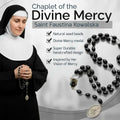Saint Faustina Kowalska Divine Mercy Chaplet Blue Cord Poland Novena by Deal US