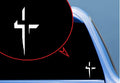 HSC Design Custom Christian Cross Car Decal Sticker Vinyl Art Deco by Deal US