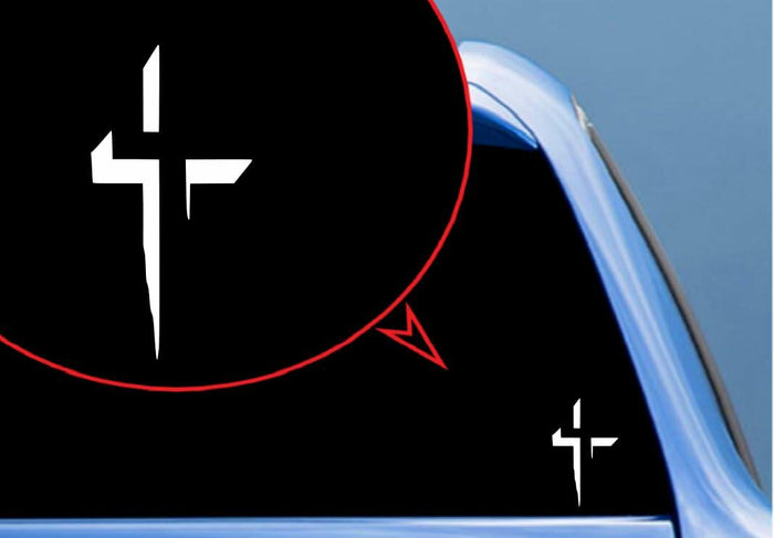 HSC Design Custom Christian Cross Car Decal Sticker Vinyl Art Deco by Deal US