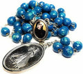 Saint Faustina Kowalska Divine Mercy Chaplet Blue Cord Poland Novena by Deal US