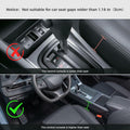 ALIOBC Car Seat Gap Filler Organizer Premium Leather Black 1 Pack by Deal US