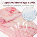 Knocent Ergonomic Wrist Mouse Pad Massage Memory Foam Non-Slip Pink Marble by Deal US