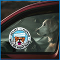 Generic I'M COOL Car Sign Pet Safety Alert Vinyl White/Blue Auto Accessory by Deal US