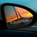 VIANGOZA Set 3Pcs As If You Could Mirror Decal Vinyl Waterproof 4 Inch by Deal US