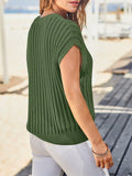 Saodimallsu Womens Summer Crochet Sweater Vest Sleeveless Knit Top Navy Size S by Deal US