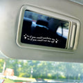 VIANGOZA Set 3Pcs As If You Could Mirror Decal Vinyl Waterproof 4 Inch by Deal US