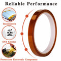 OUSHAACK Heat Resistant Transfer Tape 10mm x 33m 2 Rolls by Deal US