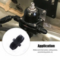 YOMIRACING 6AN Male to AN6 Male Flare Adapter Coupler Black Pack of 2 by Deal US
