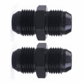 YOMIRACING 6AN Male to AN6 Male Flare Adapter Coupler Black Pack of 2 by Deal US