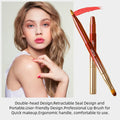ukiss 4 Pcs Gradient Retractable Lip Brushes Makeup Tool Portable with Cap by Deal US