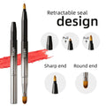 ukiss 4 Pcs Gradient Retractable Lip Brushes Makeup Tool Portable with Cap by Deal US