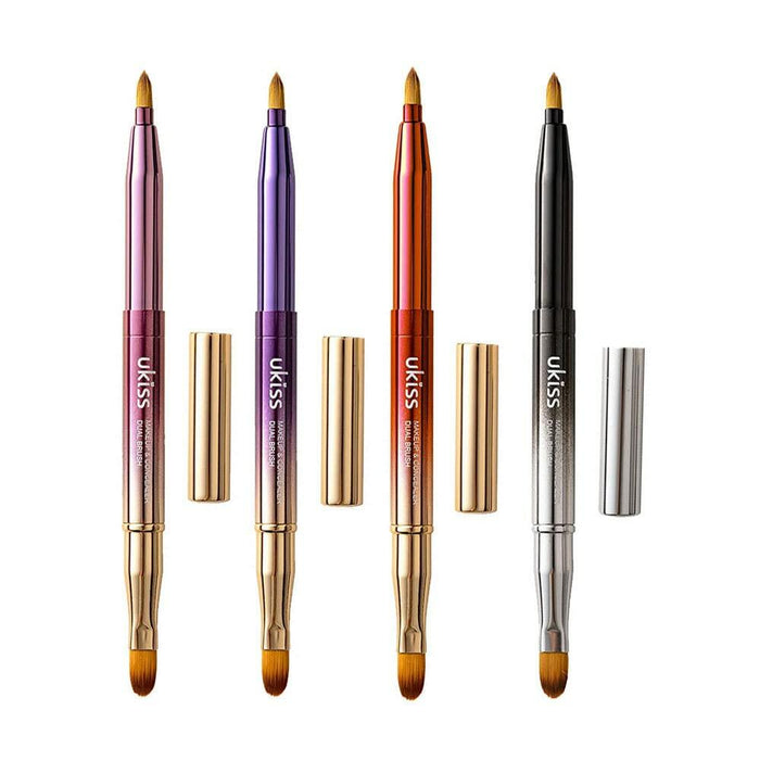 ukiss 4 Pcs Gradient Retractable Lip Brushes Makeup Tool Portable with Cap by Deal US