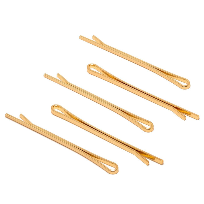 KOKO & KO Gold Bobby Pins 2in 40pcs Flat Hair Pins Blonde Hair by Deal US