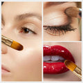 ukiss 4 Pcs Gradient Retractable Lip Brushes Makeup Tool Portable with Cap by Deal US