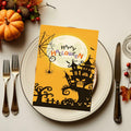 MINGUANGXIXSW Halloween Greeting Card Spooky Castle Moon Design with Envelope by Deal US