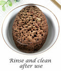 Boncun Foot Pumice Stone Callus Remover Exfoliator Natural Lava Stone Brown by Deal US
