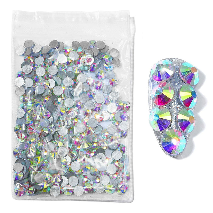 576pcs SS30 6.5mm AB Rhinestones Round Crystals for Nail Art Jewelry Crafts by Deal US