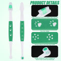 XIHIRCD 3pcs Dual Headed Pet Toothbrush Soft Bristles Dental Care Kit by Deal US