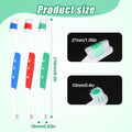XIHIRCD 3pcs Dual Headed Pet Toothbrush Soft Bristles Dental Care Kit by Deal US