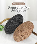 Boncun Foot Pumice Stone Callus Remover Exfoliator Natural Lava Stone Brown by Deal US