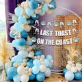 JeVenis Last Toast On The Coast Blue Beach Bachelorette Party Banner by Deal US