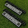 XANAPON Firefighter 3D Metal Fender Badge Car Emblem Chrome Black/White 2PCS by Deal US
