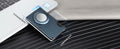 Team Gainz Mens Metal RFID Wallet with Airtag Holder Blue W/ Strap by Deal US