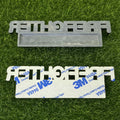 XANAPON Firefighter 3D Metal Fender Badge Car Emblem Chrome Black/White 2PCS by Deal US