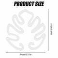 PEUTIER Monstera Acrylic Plant Stand Flower Shape Indoor Outdoor A Style by Deal US