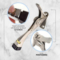 HOME&I Easy Pedal Kick Down Door Stop Chrome 4 Inch 1 Pack Height-Adjustable by Deal US