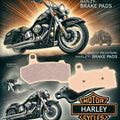 KLHRYX Pink Sintered Brake Pads Front & Rear for Harley 2006-2023 by Deal US