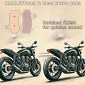 KLHRYX Pink Sintered Brake Pads Front & Rear for Harley 2006-2023 by Deal US
