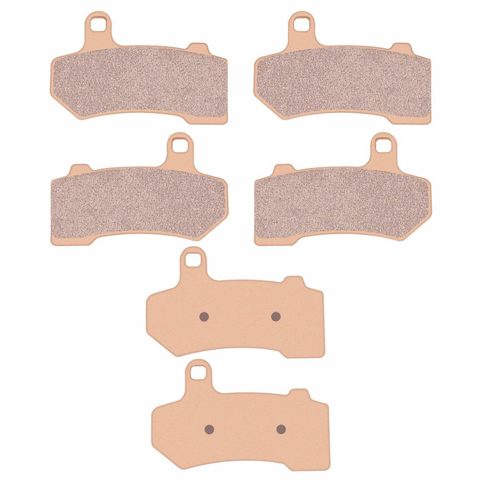 KLHRYX Pink Sintered Brake Pads Front & Rear for Harley 2006-2023 by Deal US