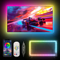 DTQJ RGB LED TV Backlight Strip 13.1ft USB Music Sync Bluetooth Remote by Deal US