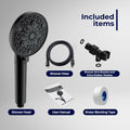 Wavizor Filtered Handheld Shower Head 10 Functions Matte Black High Pressure by Deal US