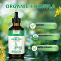 BestBy03/26 novomins Mullein Leaf Tincture Lung Detox Vegan 4 fl oz Chlorophyll by Deal US