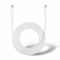 sawdca USB C to USB C Cable 3.3ft 3A 60W Fast Charging White by Deal US
