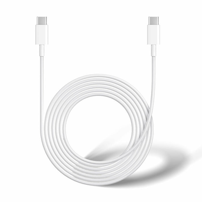 sawdca USB C to USB C Cable 3.3ft 3A 60W Fast Charging White by Deal US