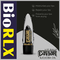 BioRLX Aloe Vera Lip Balm Caviar & Jojoba Oil 0.12oz Pack of 3 by Deal US