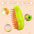 Steamy 3-in-1 Steam Pet Grooming Brush Self-Cleaning Hair Removal for Cats OPEN by Deal US