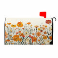 Kcozydecor Autumn Orange Flowers Magnetic Mailbox Cover 25.5x21in Standard by Deal US
