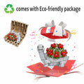 ENOU Solar Garden Turtle Statue Outdoor Patio Yard Decor Large Red Resin by Deal US