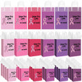 Abbylike 36 Pcs Breast Cancer Awareness Gift Bags Pink Ribbon Pink Color by Deal US