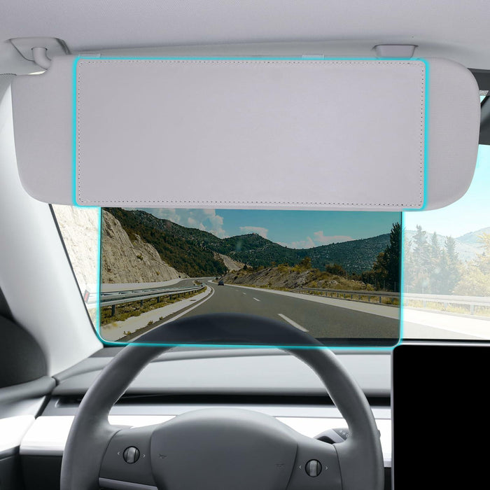 Uxcer Polarized Sun Visor Extender UV400 PC Lens Gray Sunshade Blocker by Deal US
