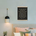 HRQKO Christian Numbers 6 24-26 Wall Art Poster Hanger Frame Black 12x16 by Deal US